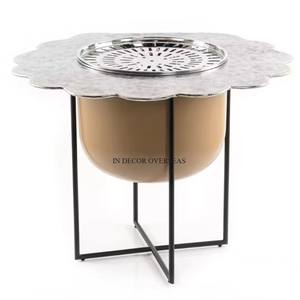 Color gris recubierto de polvo de lujo calidad Metal antiguo Diseñador Dallah para el hogar y Hotel utensilios de cocina accesorios suministros - Product Image 3