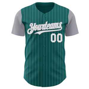 Uniforme de béisbol retro personalizado para hombres, diseño deportivo clásico a rayas, malla transpirable para compras grupales de club, ropa de Softbol - Product Image 2