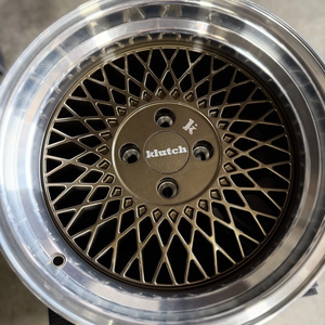 ชุดล้อ 15x8.5 Klutch SL1 4x100 17 73.1 สีบรอนซ์ขอบขัดเงา จำนวน 4 ล้อ - Product Image 5