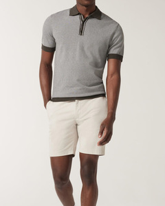 Personalizable hombres Slim Fit para Polo camisa 100% algodón cómodo transpirable tela tres botones tapeta sólido para oficina a granel - Product Image 2