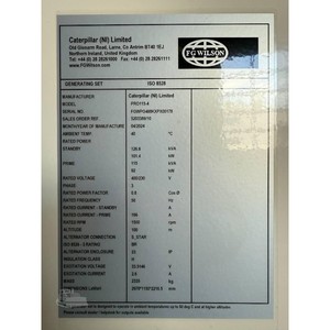 Generadores Diésel F G WILSON PRO115-4 2025 - Product Image 3