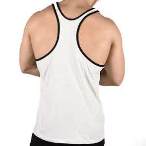 Custom Design <b>Men's</b> High Quality Knitted Tank Top Comfortable Fitness Gym Sports Casual Breathable <b>Singlet</b> Bodybuilding High - Product Image 3