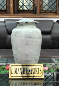 Unique New Texture Metal Cremation urns for human ashes with free <b>velvet</b> <b>bag</b> - Product Image 5