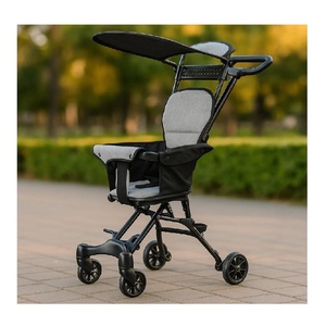 Découvrez la poussette idéale pour les promenades quotidiennes au parc, offrant confort, sécurité et style pour votre enfant. - Product Image 3