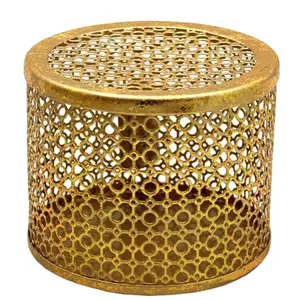 Mücevher kutusu Premium kalite altın folyo geleneksel Metal kutu Modern stil saklama kutusu el yapımı özelleştirilmiş 2023 toptancı