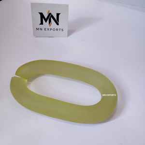 Chaîne murale en résine époxy vert lime mat, maillons audacieux et élégants, décoration tendance pour salon et bureau - Product Image 6