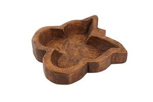 En gros naturel acacia papillon bol chaud tendance couleurs à la main en bois table bougeoir pas cher prix du Vietnam - Product Image 3