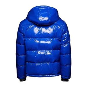 Chaqueta acolchada unisex con logotipo personalizado de alta calidad al por mayor, chaqueta acolchada de lona gruesa con capucha para invierno - Product Image 3