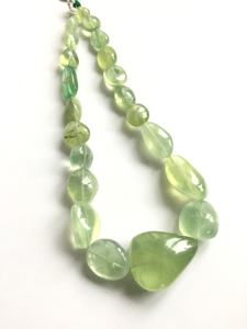 Cuentas Sueltas de Prehnita Natural para la Elaboración de Joyería Fina, Collar de Piedras Preciosas - Product Image 5