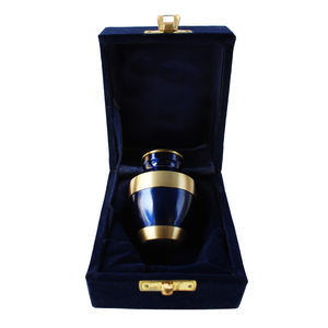 Urna de cremación clásica con soporte, diseño impreso, recuerdo de Fresno funerario conmemorativo, oferta - Product Image 1