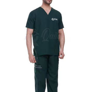 Traje de enfermería a precio de fábrica, uniformes de hospital baratos con etiqueta privada en stock, conjunto de médico de laboratorio - Product Image 4