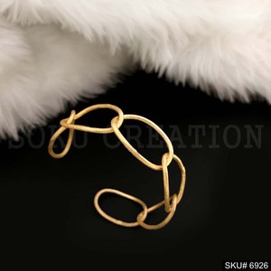 SKU6926กำไลข้อมือและกำไลข้อมือสไตล์การออกแบบทำด้วยมือชุบทองสำหรับเป็นของขวัญงานเลี้ยง - Product Image 1