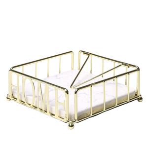 Porta Servilletas de Mesa para Decoración del Hogar, Porta Servilletas de Metal de Alta Calidad con Diseño de Corazón, Soporte Decorativo para Servilletas de Hierro Crema - Product Image 5