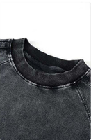 Sudaderas con Capucha Unisex de Invierno, Diseño OEM de Alta Calidad, Lavado Ácido, Estilo Vintage, Oversize, con Estampado Animal y Pedrería, Poliéster/Algodón