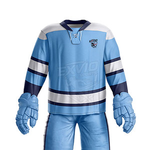 Uniforme de Hockey sobre Hielo Personalizado de Poliéster de Alta Calidad, Fabricado en Fábrica, Uniforme de Hockey sobre Hielo a Bajo Precio - Product Image 5