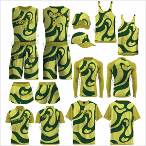 Uniforme de basket-ball en tissu à séchage rapide, vêtements d'équipe pour les longues séances d'entraînement, uniforme de basket-ball de haute qualité - Product Image 1