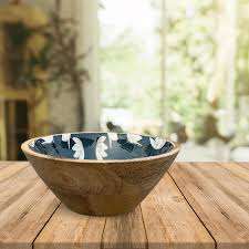 Tazón de fruta de ensalada de madera Natural de alta calidad, utensilios de cocina desechables, fiesta de Camping, sopa, vacaciones, acabado impreso, tamaño grande - Product Image 5