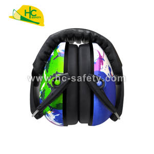HC706G Cache-oreilles pliables légers pour enfants avec ajustement réglable et protection SNR 26 dB pour environnements bruyants - Product Image 5
