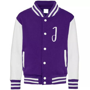 Chaqueta universitaria con iniciales personalizadas, diseño personalizado al por mayor, chaqueta universitaria de béisbol con estampado personalizado, chaqueta universitaria de Letterman - Product Image 6