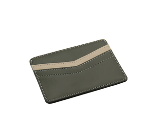 กระเป๋าสตางค์ใส่บัตรหนังแท้สำหรับผู้ชาย แบบเปิดปิด ป้องกัน RFID น้ำหนักเบา คุณภาพสูง หนัง Crazy Horse แท้ - Product Image 6