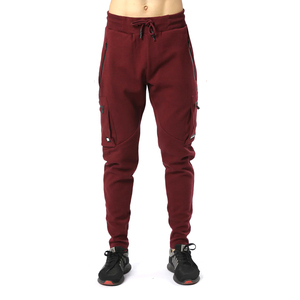 2024 Best Quality Men's Casual High Waist Midweight Worsted <b>Elastic</b> Waist Joggers 100% Cotton Breathable Waterproof Winter - Product Image 1