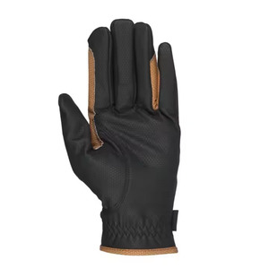 Guantes de equitación de cuero sintético personalizados para hombres-Guantes de equitación profesionales ecuestres antidivisión - Product Image 6