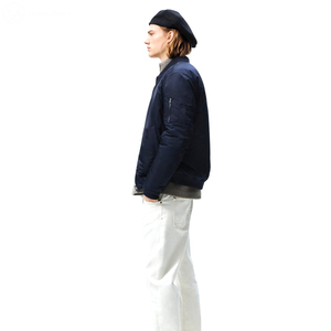 Vêtements d'hiver fabriqués en usine, blouson bombardier pour hommes, vêtements chauds, blousons bombardier pour hommes de grande taille pour adultes - Product Image 4