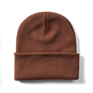 Nouveau Logo sur mesure 100% acrylique Beanie Street Hip Hop hommes tricoté chaud hiver chapeaux motif acrylique tricoté casquette - Product Image 2