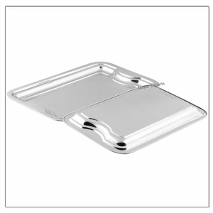 Stainless Steel Serving Tray for Home Bar Restaurant Hotels for Food Serving - Product Image 2