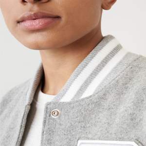 Veste d'hiver en plein air pour hommes 2023 Patchwork vente en gros vierge Varsity Letterman Baseball Bomber vestes - Product Image 4