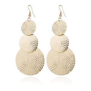 Petites boucles d'oreilles en forme de larme en laiton Minimaliste Élégant Bijoux de tous les jours Boucles d'oreilles en laiton de haute qualité Commande en gros - Product Image 3