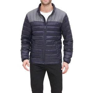 High Quality Black <b>Men's</b> Puffer Jacket for Cold Weather Winter New Condition Bubble <b>Coat</b> High Street Style Made Durable Canvas - Product Image 1