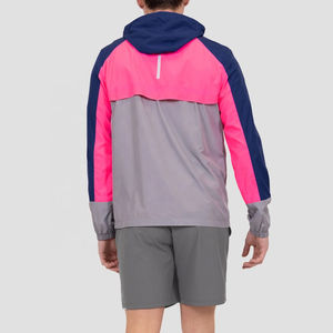 Chándal cortavientos impermeable para exteriores con estampado personalizado, ropa de entrenamiento transpirable de talla grande para correr en invierno, patrón sólido - Product Image 5
