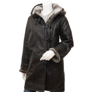 Chaqueta Regular de Cuero Genuino para Mujer de Primera Calidad, Impermeable, Transpirable, de Alta Calidad, MOQ Bajo, Elegante, Nuevo Color - Product Image 3