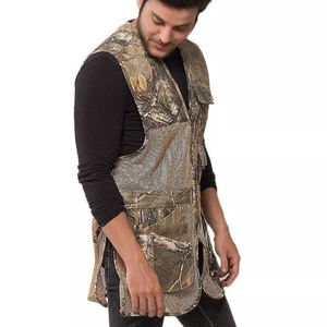 Gilet de chasse personnalisé double face, camouflage vert animalier, imperméable, respirant, été, tissu Oxford, unisexe - Product Image 6