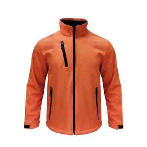 Meilleur prix de vente Vêtements d'entraînement pour sportifs personnalisés Veste softshell imperméable en polyester épais pour l'extérieur - Product Image 5