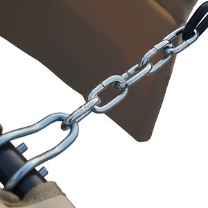 Modern rahatlatıcı çelik açık bahçe gölgelik hamak avlu havuz kenarı parkı ve bahçe için şık veranda salıncak