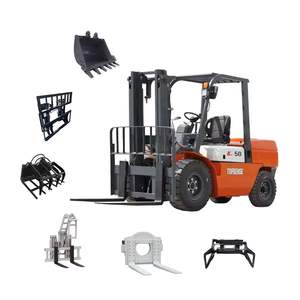 Forklift 3 Ton Diesel EPA <b>Engine</b> Fwd Drive 1220mm Fork Length Retail Warehouse Forklifts Tilting Bucket Free Shipping - Product Image 4