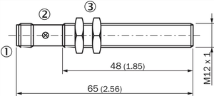 Hot-bán bệnh 1040736 <span class=keywords><strong>IME12</strong></span>-02BPOZC0S Cảm biến tiệm cận cảm ứng: imm loạt - Product Image 2