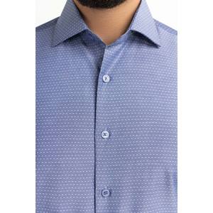 Chemises habillées décontractées pour hommes coupe moderne 100 % coton popeline à col boutonné, motif uni et rayé, tailles XL et 3XL - Product Image 6