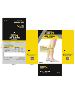 Paire de coussinets de talon en silicone doux et flexibles pour le soulagement de la douleur et les fournitures de thérapie de réadaptation - Product Image 4