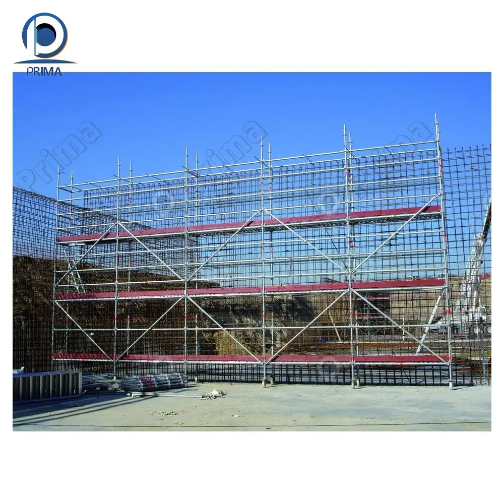 Prima Factory preço certificado única largura dobrável escada & andaimes peças construção andaimes tubo