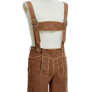 À la mode Lederhosen hommes Logo personnalisé tenue bavaroise authentique Oktoberfest Costume allemand en gros fabricant OEM - Product Image 2