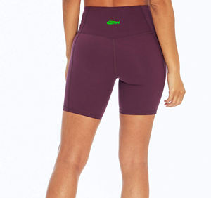 Meilleure qualité taille haute Jogger course polyester athlétique entraînement Yoga personnalisé motard Booty Gym Shorts femmes shorts - Product Image 2