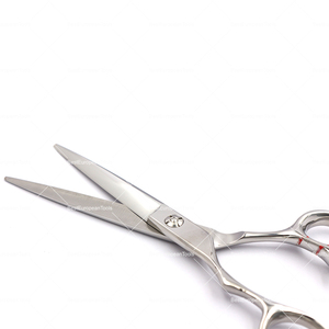 Ciseaux de coiffeur professionnels en acier 440C de conception gaucher fabriqués par zorgn International - Product Image 4