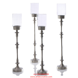 เชิงเทียนแก้วสำหรับวางบนพื้นและบนโต๊ะอาหารเชิงเทียนแก้วขนาดพิเศษ - Product Image 5