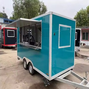Meilleure vente Chariot de cuisine restaurant mobile Coffee Van Fast Food Trailer Mobile Bar Pizza Truck Foodtruck Mini à bas prix - Product Image 3
