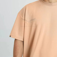 Kaus kebesaran kualitas tinggi t-shirt kebesaran Pria penjualan terbaik untuk pria warna Solid kaos ukuran besar untuk dewasa