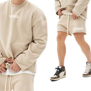 Pantalon de survêtement à capuche personnalisable pantalon cargo unisexe coupe ajustée vêtements d'entraînement survêtements grande taille 2 pièces ensemble hiver - Product Image 1