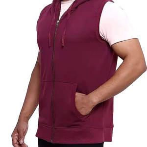 เสื้อมีฮู้ดสำหรับผู้ชายแบบมีซิปด้านหน้าแห้งเร็วเสื้อผ้าแนวสตรีทสำหรับฤดูหนาวสีแบบกำหนดเองผ้าคอตตอนผสมดีไซน์เรียบง่ายสำหรับใส่กลางแจ้ง - Product Image 3